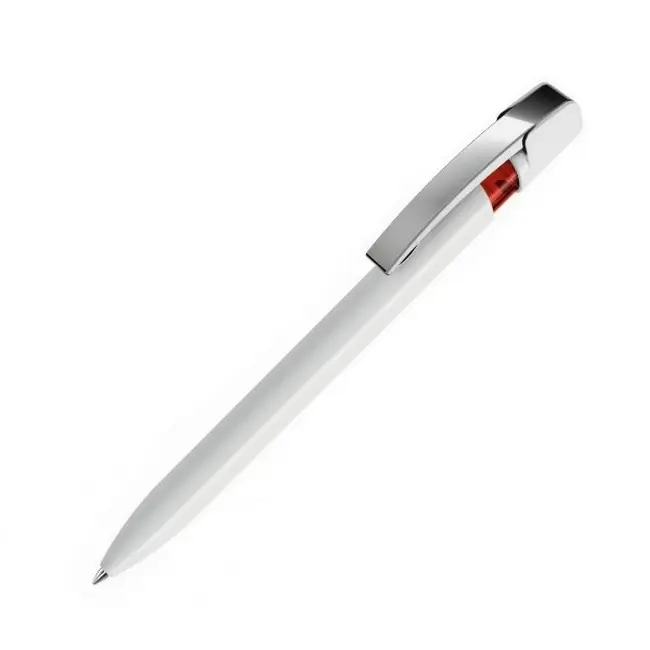 Ручка 'UMA' 'Sky M' пластиковая Серебристый Красный Белый 8939-02