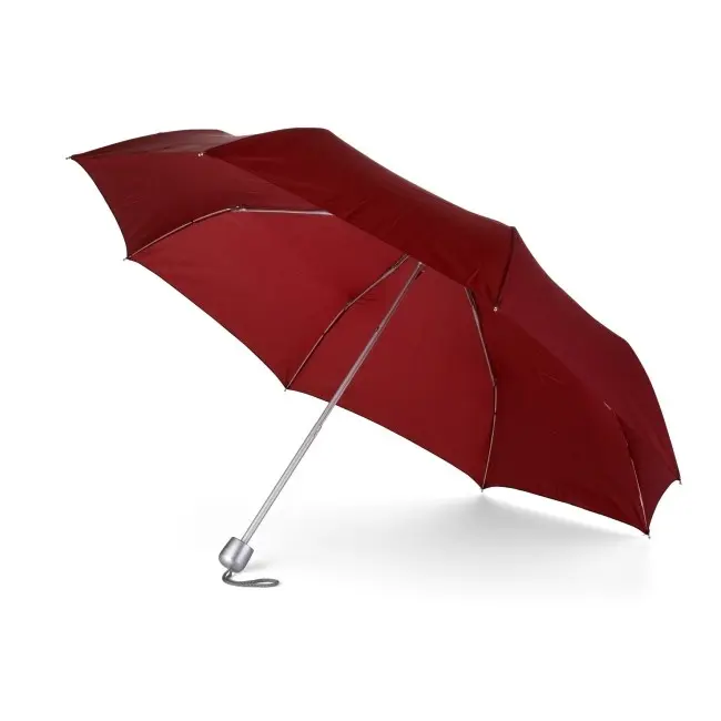 Зонт складной Серебристый Бордовый 6577-02