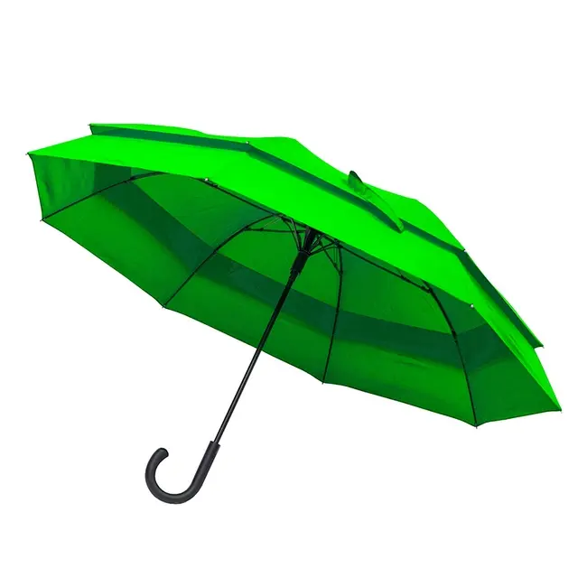 Зонт-трость большой полуавтомат Зеленый 12144-04