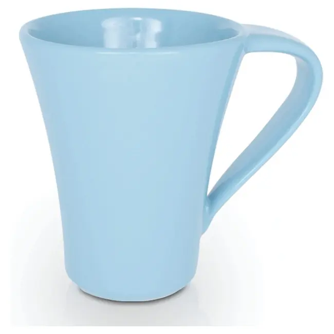 Чашка керамічна Flores 250 мл Голубой 1758-09
