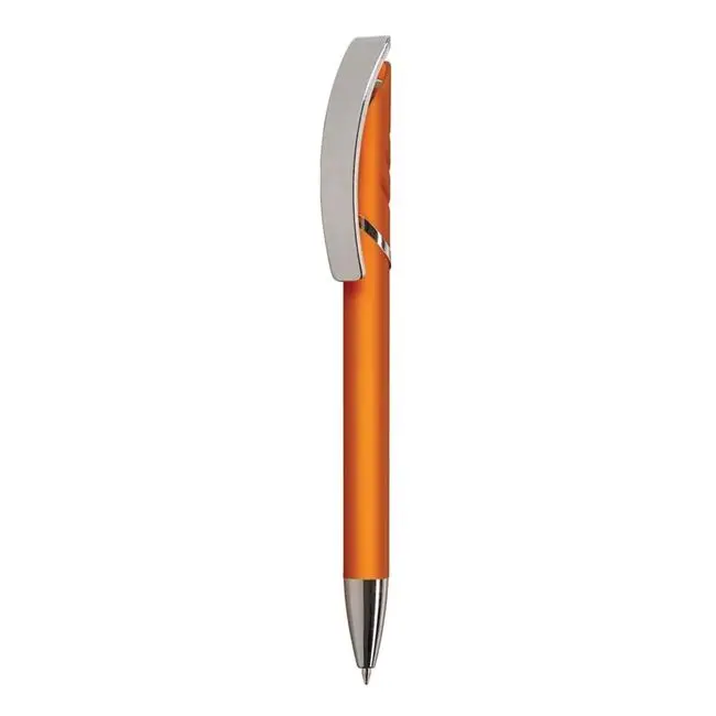 Ручка пластиковая Серебристый Оранжевый 5663-04