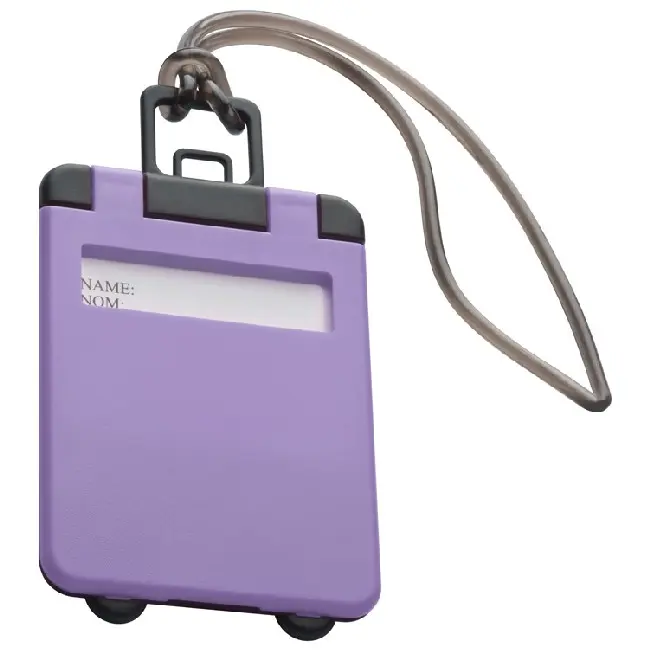 Бирка для багажу Серый Фиолетовый 4957-02