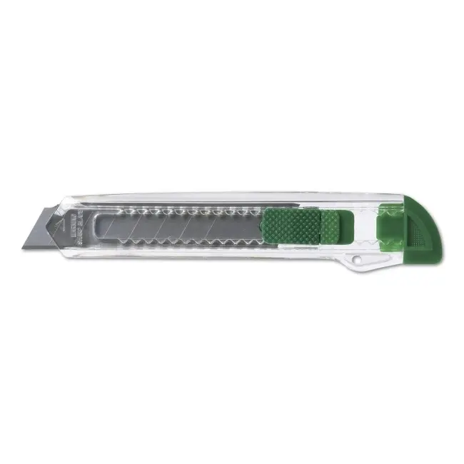 Нож канцелярский Зеленый Белый Прозрачный 6707-05