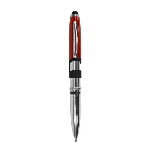 Ручка металева Черный Серебристый Красный 12106-02