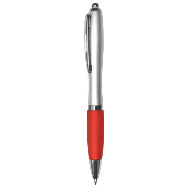 Ручка пластиковая Красный Серебристый 3930-03