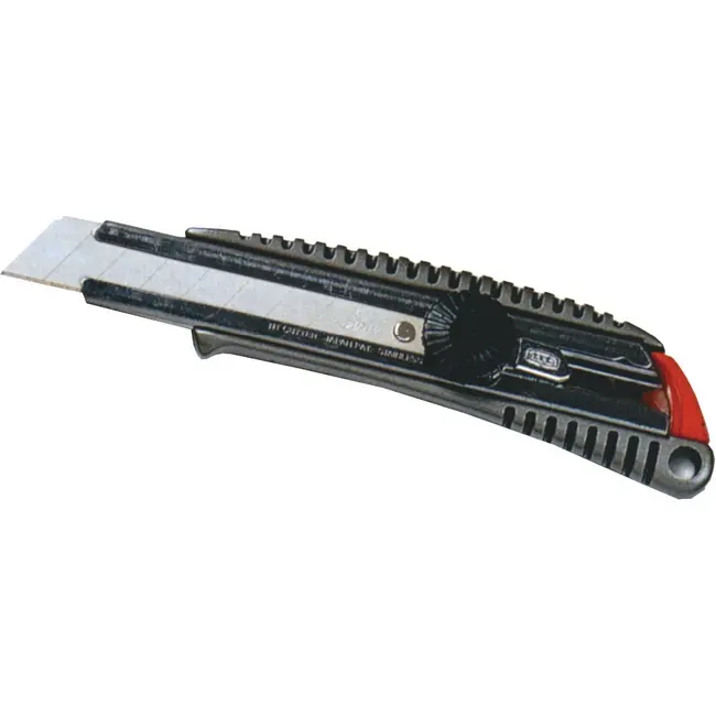 Нож канцелярский 18 мм Красный Черный 7685-01