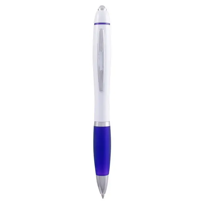Ручка с фонариком Синий Серебристый Белый 3826-02