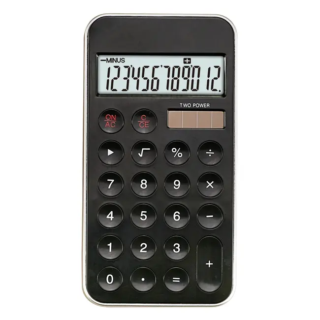 Калькулятор Черный Серебристый 6380-01