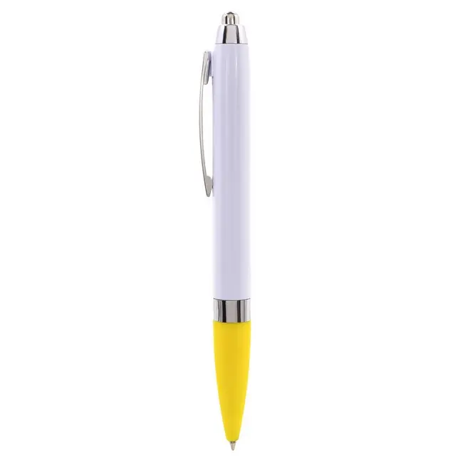 Ручка пластикова Желтый Серебристый Белый 1894-05