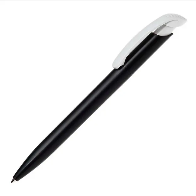 Ручка 'Clear' пластикова Белый Черный 1008-10