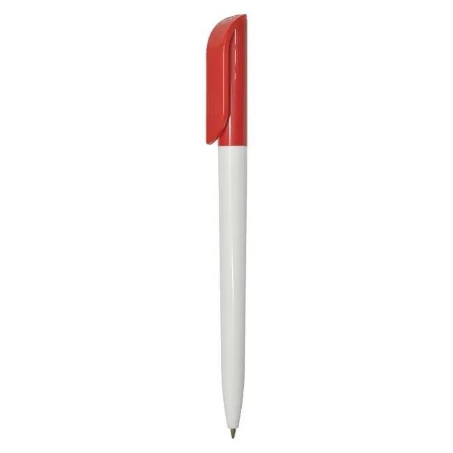 Ручка 'Uson' пластиковая с поворотным механизмом Красный Белый 3925-106
