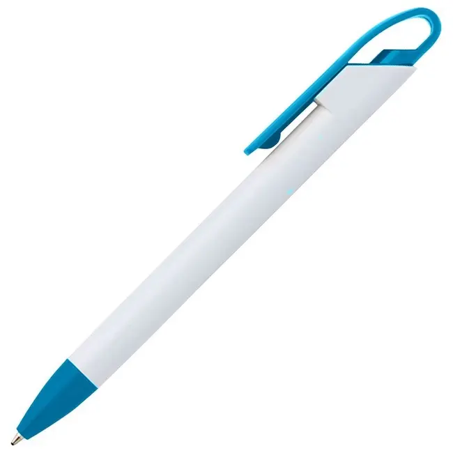 Ручка пластикова Голубой Белый 1581-03