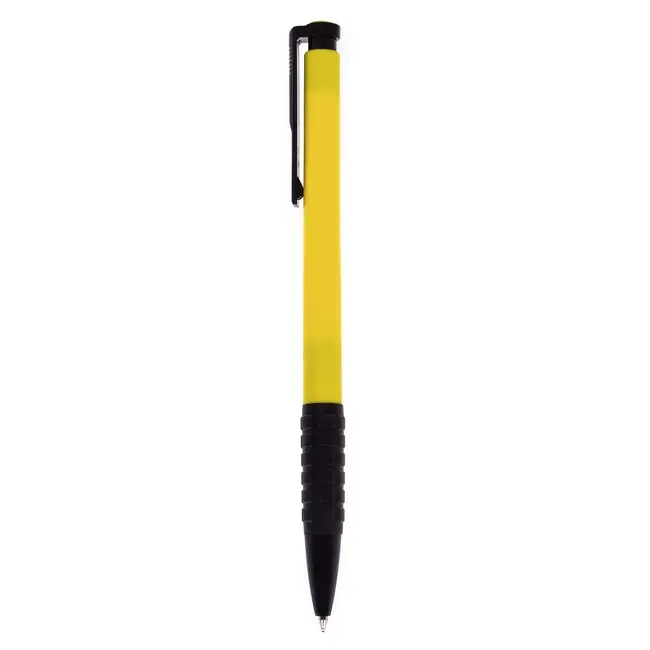 Ручка пластикова Черный Желтый 1889-04