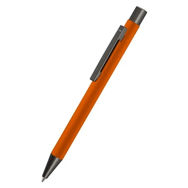 Ручка металлическая Оранжевый Серебристый 12413-03