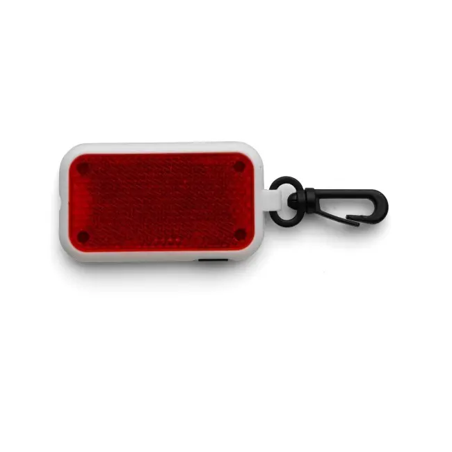 Брелок для безпеки з підсвіткою Черный Белый Прозрачный Красный 6694-01
