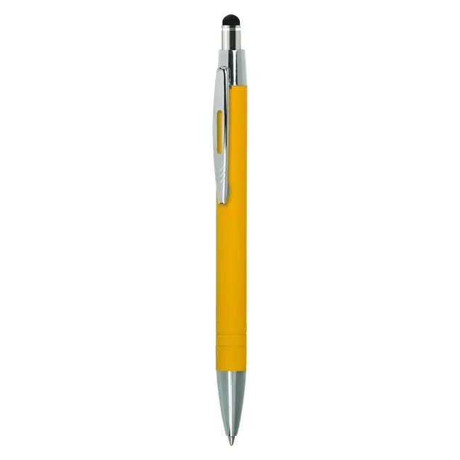 Ручка стилус металлическая 'VIVA PENS' 'LISS touch' Серебристый Желтый 8630-05