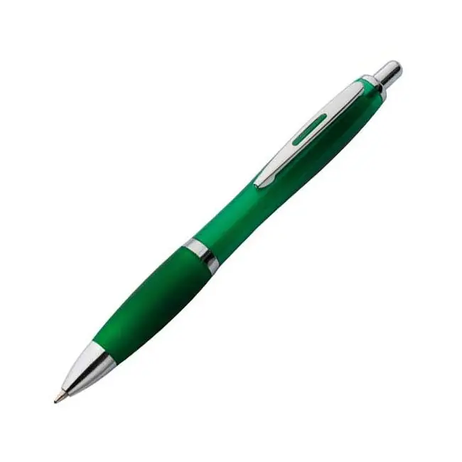Ручка пластиковая Серебристый Зеленый 4539-15