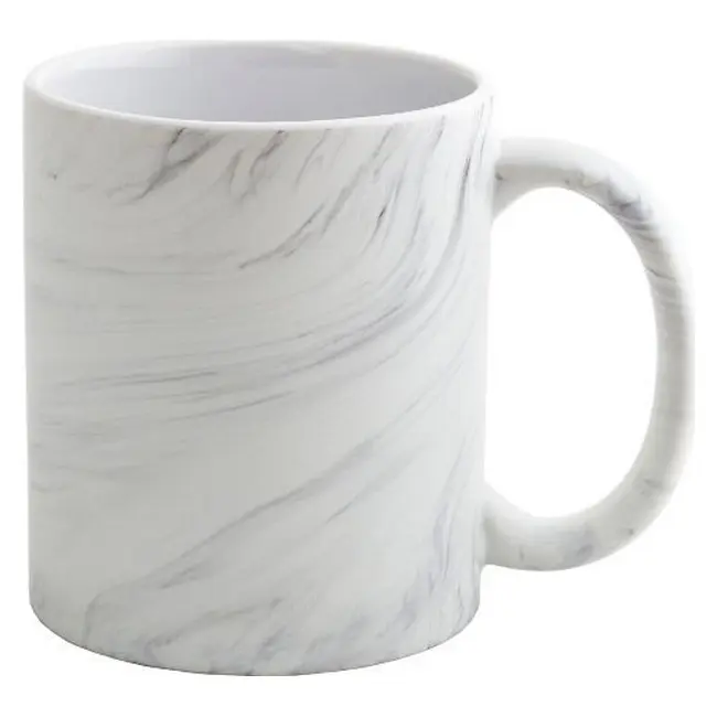 Чашка керамічна 340мл Белый Серый 14428-03