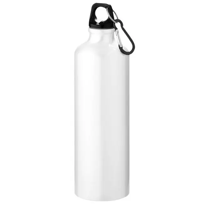 Бутылка металлическая Белый Черный 1027-03