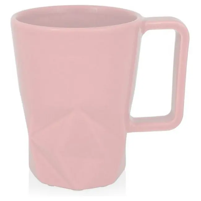 Чашка керамічна Crystal 350 мл Розовый 1692-16