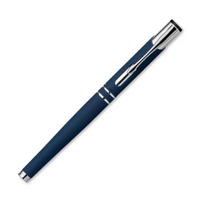 Ручка роллер металева Серебристый Темно-синий 13044-01