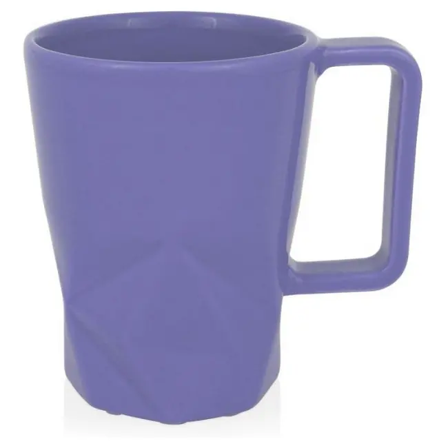 Чашка керамічна Crystal 350 мл Фиолетовый 1692-08