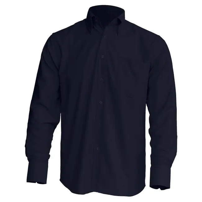Рубашка 'JHK' 'CASUAL & BUSINESs SHIRT' POPLIN NAVY Темно-синий 1613-05
