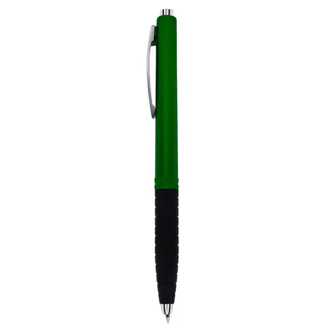 Ручка пластикова Черный Зеленый Серебристый 1897-04