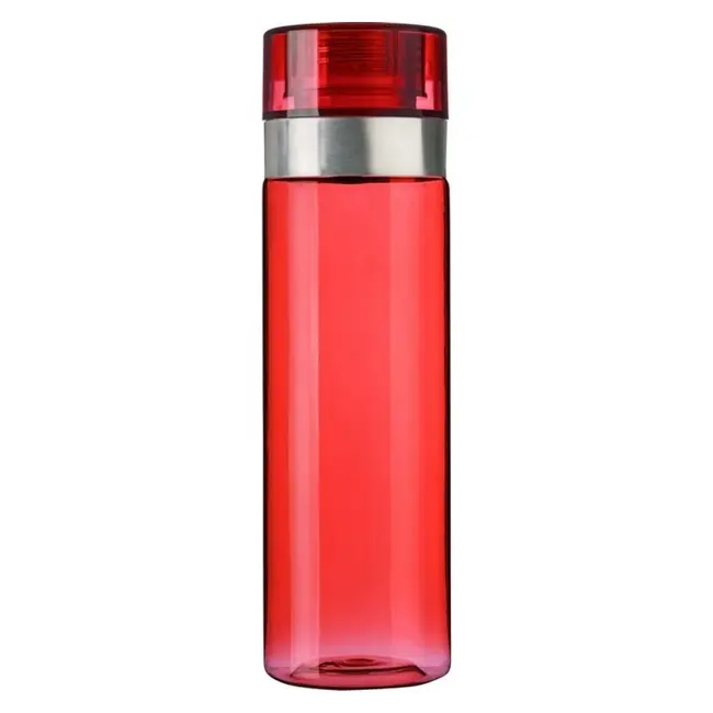 Бутылка для воды 850мл Серебристый Красный 14425-02