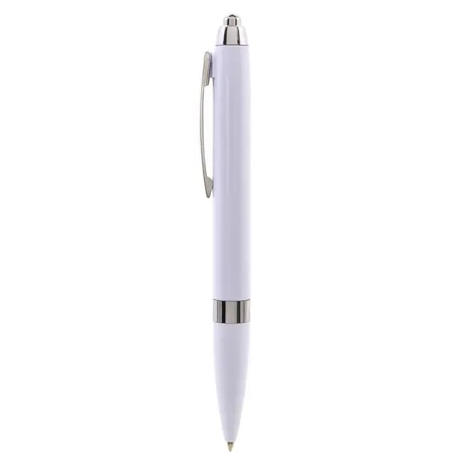 Ручка пластиковая Серебристый Белый 1894-08