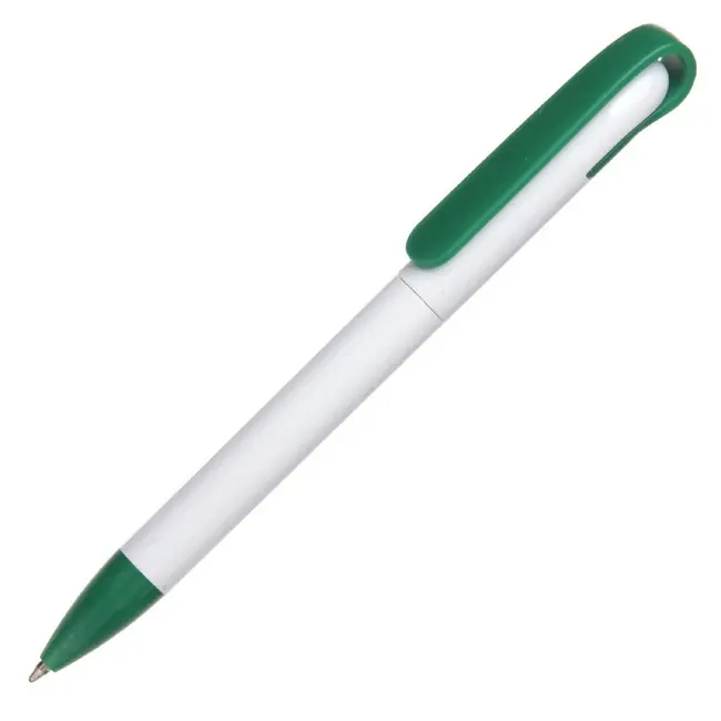 Ручка пластиковая Белый Зеленый 13074-02