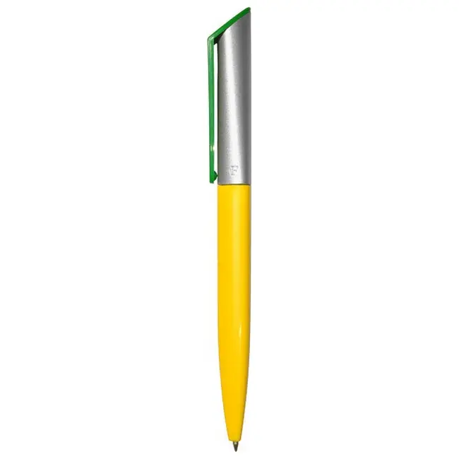 Ручка 'Uson' пластикова Зеленый Серебристый Желтый 3910-90