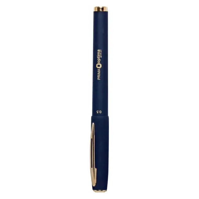 Ручка гелева синя 0,5 мм Синий Золотистый 15025-01