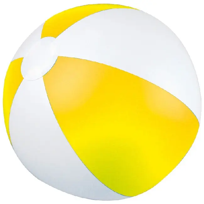 М'яч пляжний невеликий 2-х кольоровий діаметр 28 см. Белый Желтый 5288-07