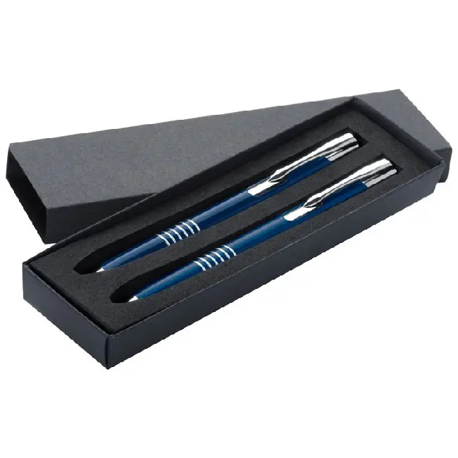 Набір - кулькова ручка і олівець Синий Серебристый 4843-06