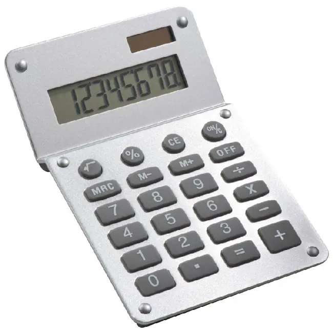 Дизайнерский калькулятор Серебристый Серый 5293-03