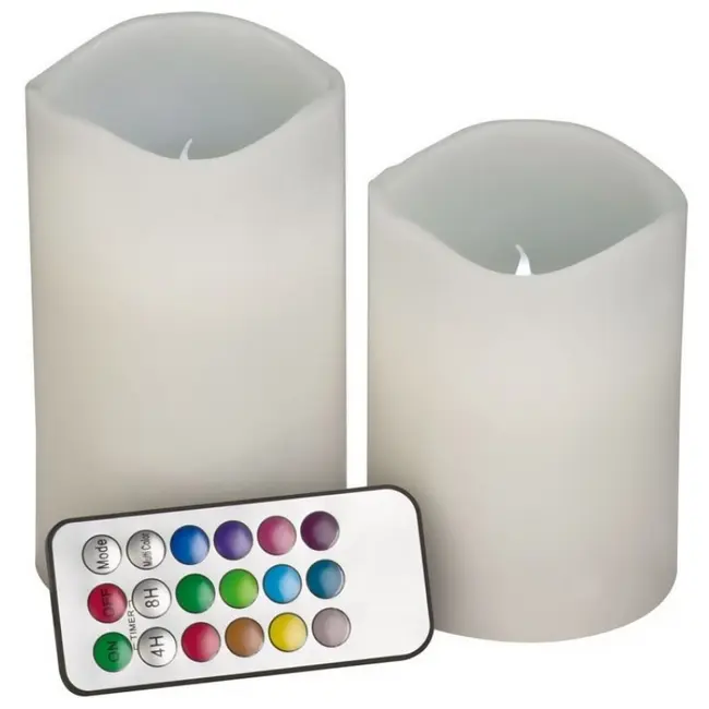 Набір свічок зі світлодіодним підсвічуванням Белый 3758-01