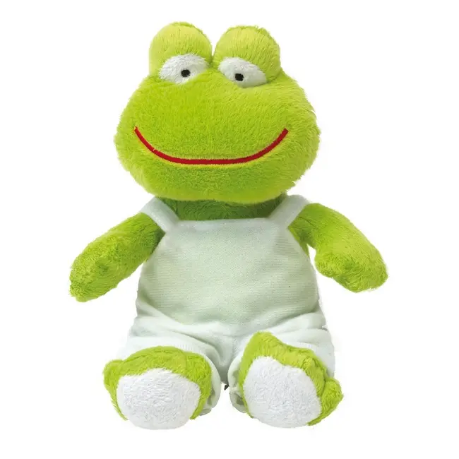 Іграшка плюшева жаба Белый Зеленый Красный 2440-01