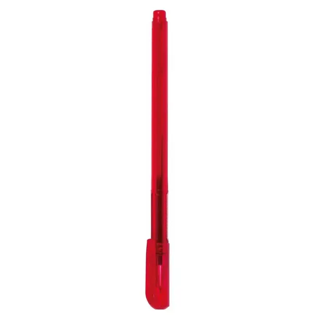 Ручка гелевая 0,5 мм пишет красным Красный Серебристый 15027-03