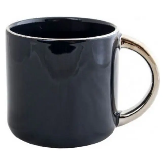 Чашка керамічна 350мл Серебристый Темно-синий 14429-02
