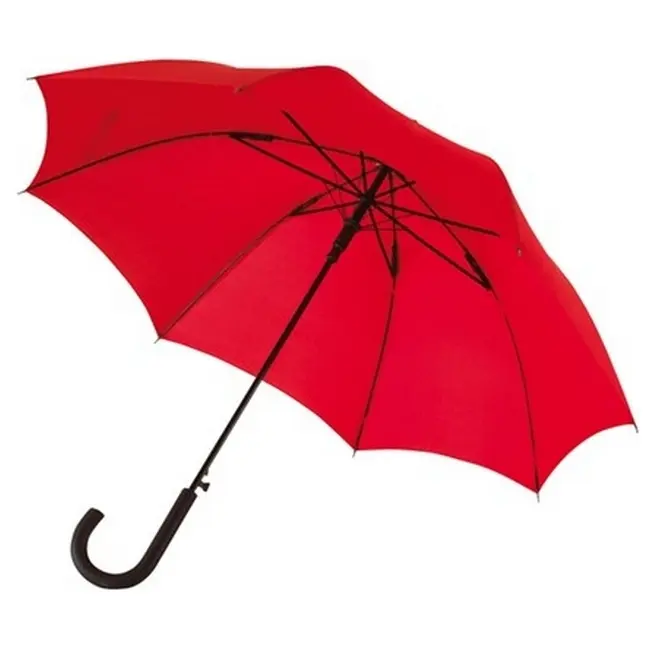 Зонт трость ветроустойчивый Красный 5882-03
