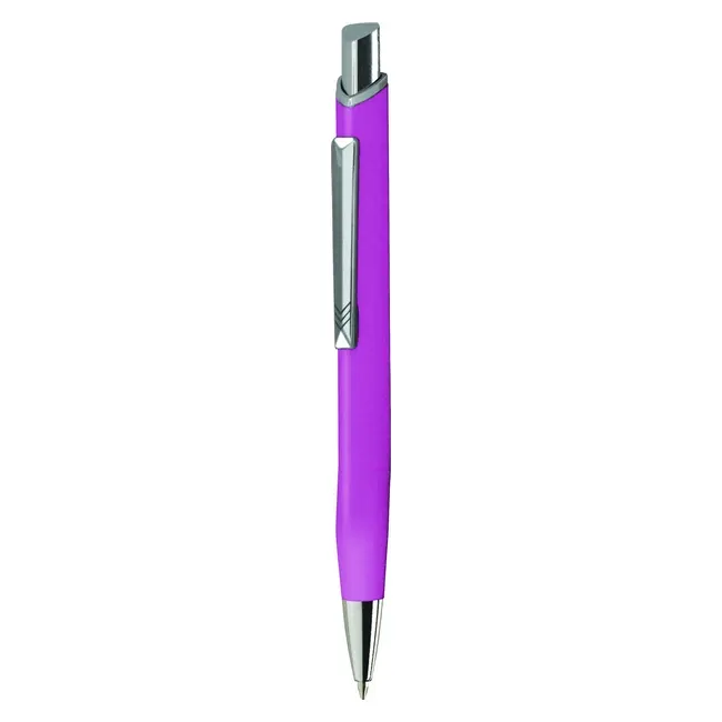 Ручка металлическая 'VIVA PENS' 'KOBI LUX' Серебристый Розовый 8629-06