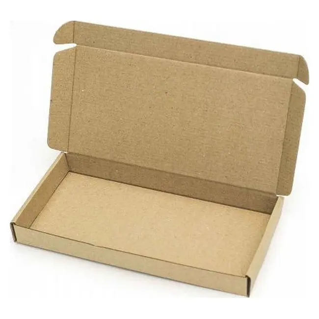 Коробка картонная Самосборная 240х120х25 мм бурая Коричневый 13912-01