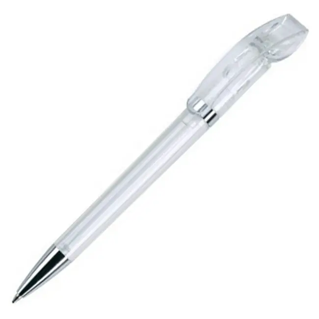 Ручка пластикова 'Dream pen' 'COBRA Transparentny Metal' Белый Серебристый 11708-02