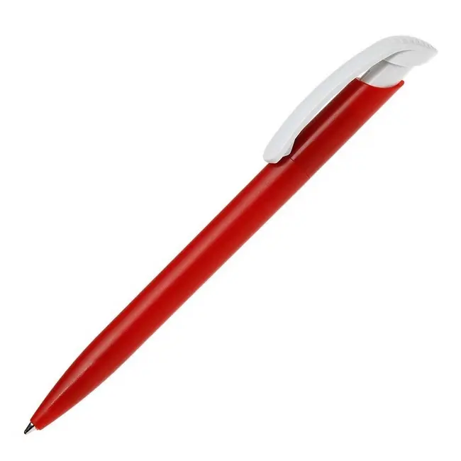 Ручка 'Clear' пластикова Белый Красный 1008-04