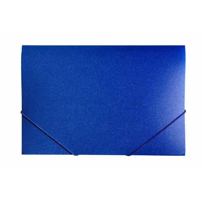 Папка А4 пластиковая на резинках синяя Синий 4408-02
