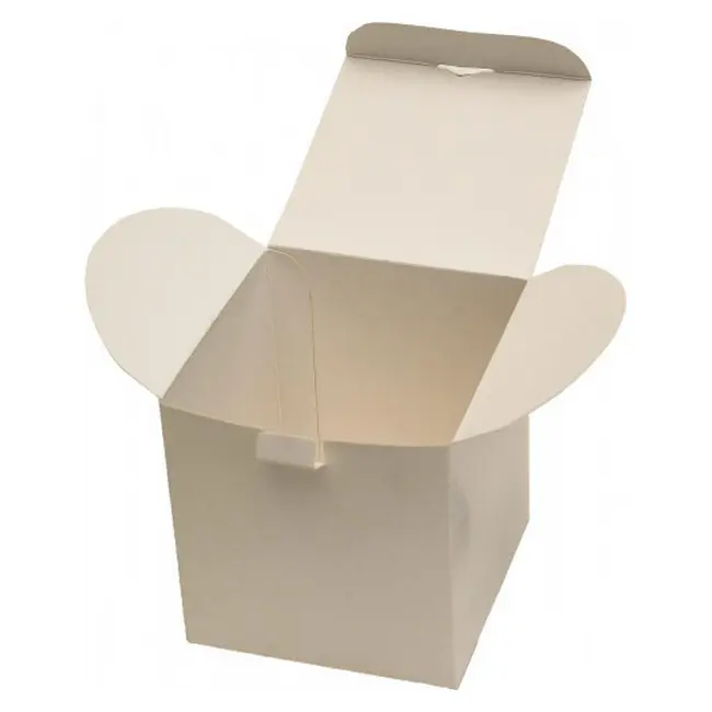 Коробка картонная Самосборная 100х100х100 мм белая Белый 13837-01