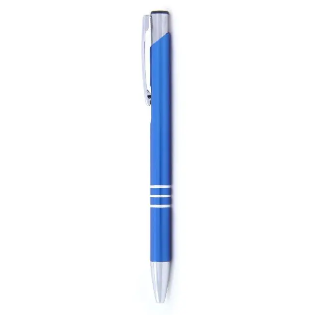 Ручка металева Серебристый Синий 4947-09