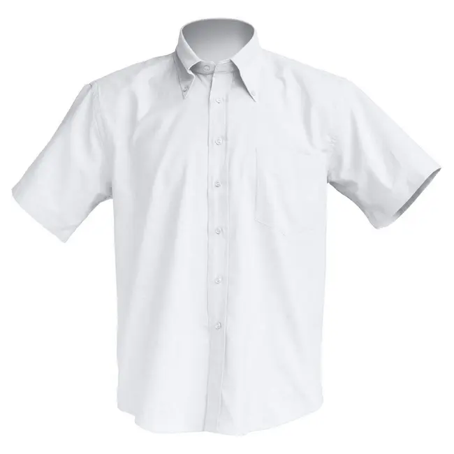 Рубашка 'JHK' 'CASUAL & BUSINESs SHIRT SS' POPLIN WHITE Белый 1615-01