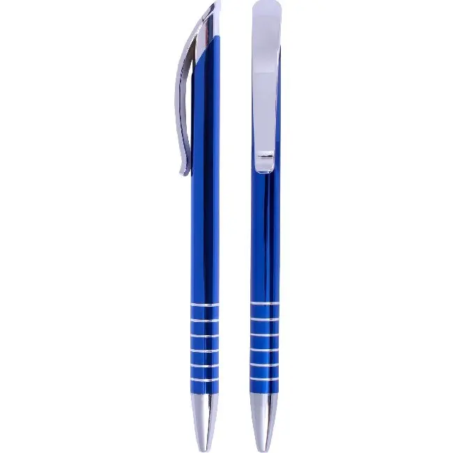 Ручка кулькова металева синій Синий Серебристый 5243-03